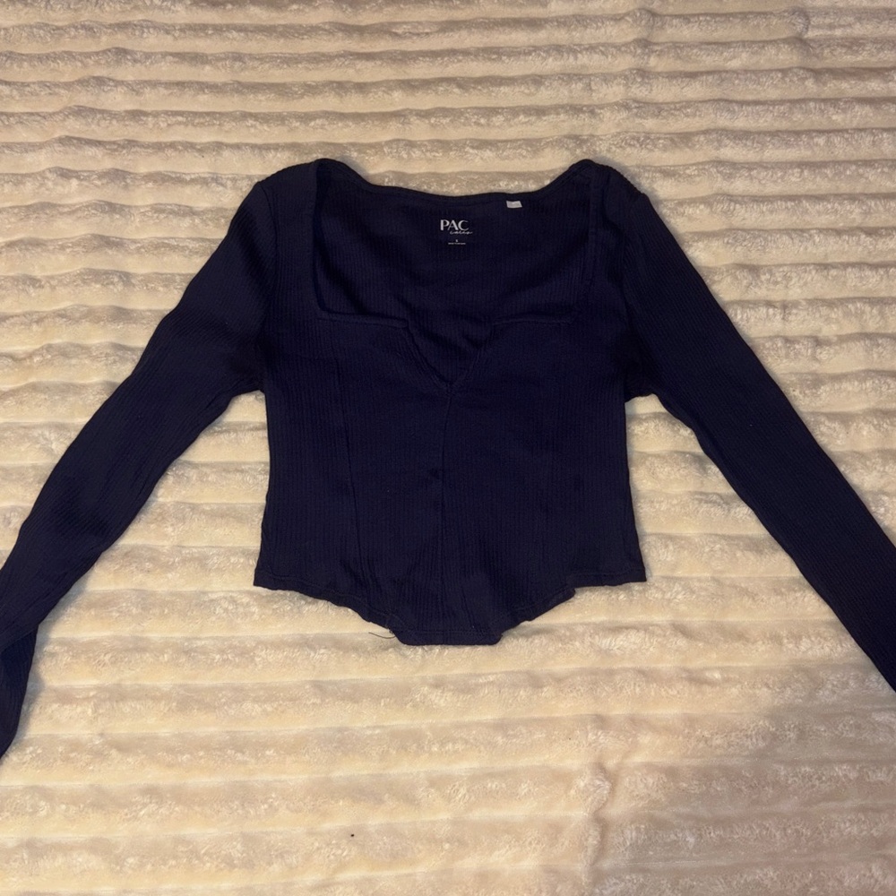 Navy Pacsun Crop Top
